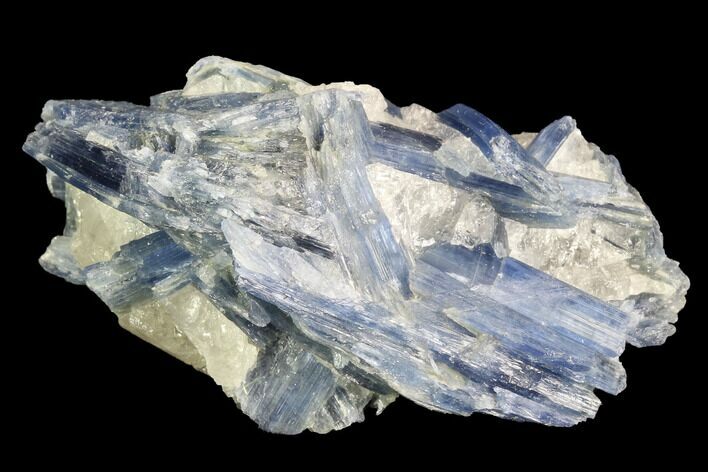 Vibrant Blue Kyanite Crystal Cluster - Brazil #95587